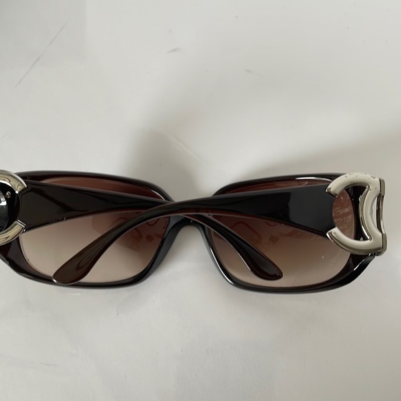 Authentic Sunglasses Chanel Large CC Silver Logo . - Picture 10 of 16